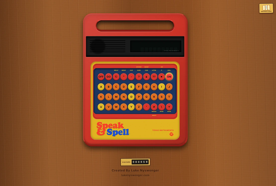 Recreating Speak & Spell Through AI-Assisted Experimentation project preview
